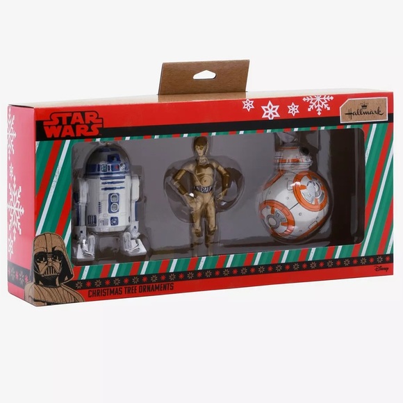 HALLMARK DISNEY STAR WARS DROID ORNAMENTS - SET OF 3! - Picture 2 of 12